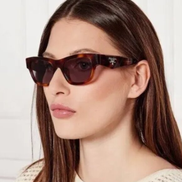 NEW PRADA GOLD SUNGLASSES
